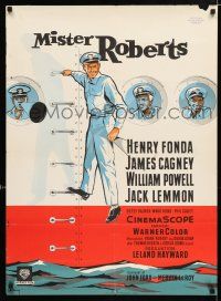 2s486 MISTER ROBERTS Danish '58 Henry Fonda, James Cagney, William Powell, Jack Lemmon, John Ford