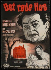 2s503 RED HOUSE Danish '46 Edward G. Robinson, film noir directed by Delmer Daves!