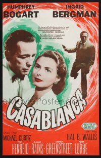 2s083 CASABLANCA Finnish R62 Humphrey Bogart, Ingrid Bergman, Michael Curtiz classic!