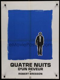 2s183 FOUR NIGHTS OF A DREAMER French 23x32 '71 Robert Bresson's Quatre Nuits d'un Reveur!