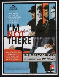2s148 I'M NOT THERE French 16x21 '07 Blanchett, Christian Bale, Heath Ledger are all Bob Dylan!