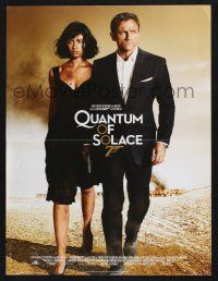 2s159 QUANTUM OF SOLACE French 16x21 '08 Daniel Craig as James Bond + sexy Kurylenko!