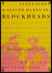2s014 BLOCK-HEADS German R90s soldiers Stan Laurel & Oliver Hardy, Hal Roach!