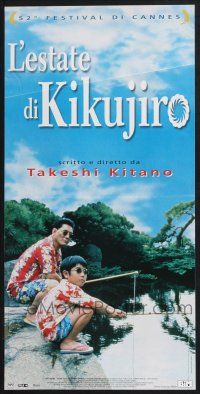 2s814 KIKUJIRO Italian locandina '99 Beat Takeshi Kitano's Kikujiro No Natsu, bittersweet comedy!