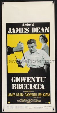 2s830 REBEL WITHOUT A CAUSE Italian locandina R70s Nicholas Ray, James Dean, Natalie Wood!