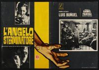 2s763 EXTERMINATING ANGEL set of 2 Italian photobustas '68 Luis Bunuel's El angel exterminador!