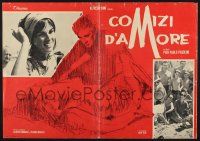 2s765 LOVE MEETINGS set of 2 Italian photobustas '64 Pier Paolo Pasolini directs and in title role!