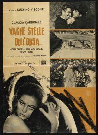 2s782 SANDRA Italian photobusta '65 Luchino Visconti, sexy Claudia Cardinale!