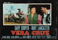2s785 VERA CRUZ Italian photobusta R70s Burt Lancaster & shocked Sarita Montiel