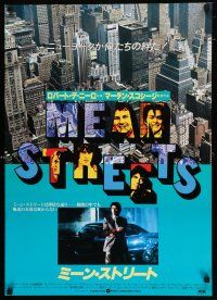 2s681 MEAN STREETS Japanese '80 Robert De Niro, Martin Scorsese, cool different image of New York!