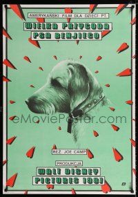 2s210 BENJI THE HUNTED Polish 27x38 '89 Skorwider art of classic Disney Border Terrier!