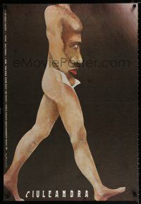 2s217 CIULEANDRA Polish 26x38 '85 Sergiu Nicolaescu, bizarre Marian Nowinski art of face in torso!