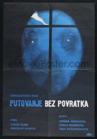 2s312 MISTENKA BEZ NAVRATU Yugoslavian 19x28 '65 Kirina Sejbalova, really creepy Vyletal artwork!