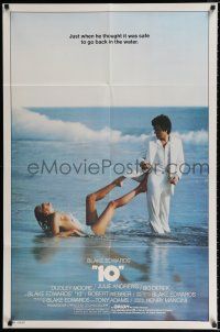 2t011 '10' int'l 1sh '79 Blake Edwards, Dudley Moore & sexy Bo Derek on the beach!