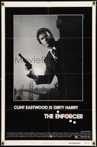 2t227 ENFORCER 1sh '76 Clint Eastwood as Dirty Harry w/.44 magnum & Golden Gate Bridge!