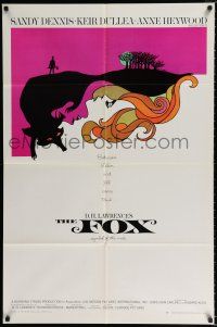 2t272 FOX 1sh '68 Sandy Dennis, Kier Dullea, Anne Heywood, cool art by L & D Dillon!