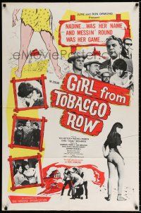 2t295 GIRL FROM TOBACCO ROW 1sh '66 Rachel Romen, Tex Ritter, wilder than a peach orchard hog!