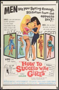 2t363 HOW TO SUCCEED WITH GIRLS 1sh '65 campy advice, are you getting enough attention!