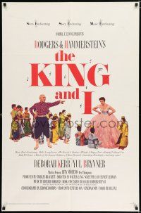 2t424 KING & I 1sh R65 art of Deborah Kerr & Yul Brynner in Rodgers & Hammerstein's musical!