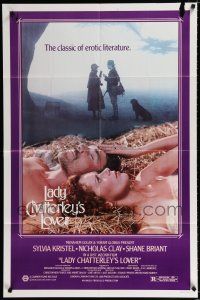 2t436 LADY CHATTERLEY'S LOVER 1sh '81 D.H. Lawrence, sexy Sylvia Kristel in the hay!