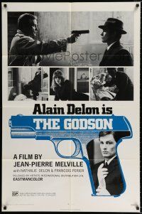 2t456 LE SAMOURAI 1sh '72 Jean-Pierre Melville film noir classic, Alain Delon is The Godson!