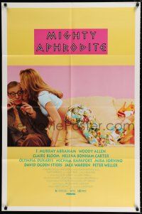 2t552 MIGHTY APHRODITE 1sh '95 the new comedy from Woody Allen, sexy Mira Sorvino!