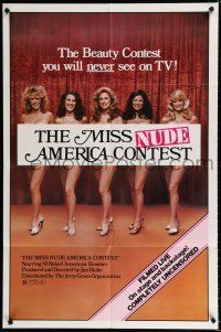 2t556 MISS NUDE AMERICA 1sh R80 beauty pageant sexploitation, you will never see on TV!