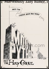 2t567 MONTY PYTHON & THE HOLY GRAIL 1sh '75 Terry Gilliam, John Cleese, art of Trojan bunny!