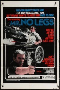 2t578 MR. NO LEGS 1sh '81 Richard Jaeckel, wild action, wheelchair & guns image!