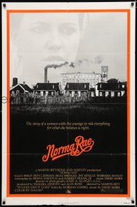 2t614 NORMA RAE 1sh '79 Sally Field in the story of a woman with the courage to risk everything!