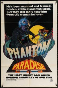 2t656 PHANTOM OF THE PARADISE 1sh '74 Brian De Palma, they can't keep him from the woman he loves!