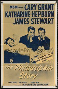 2t658 PHILADELPHIA STORY 1sh R55 Katharine Hepburn, Cary Grant, James Stewart