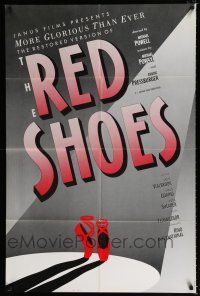 2t714 RED SHOES 1sh R88 Michael Powell & Emeric Pressburger, different ballet art by Starr!