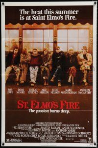2t811 ST. ELMO'S FIRE 1sh '85 Rob Lowe, Demi Moore, Emilio Estevez, Ally Sheedy, Judd Nelson!