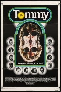 2t891 TOMMY 1sh '75 The Who, Roger Daltrey, rock & roll, cool mirror image!