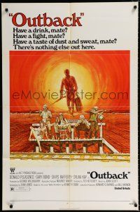 2t938 WAKE IN FRIGHT 1sh '71 Donald Pleasence & Sylvia Kay in tough Australian Outback!