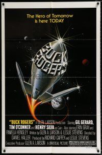 2x239 BUCK ROGERS style A 1sh '79 classic sci-fi comic strip, cool art of rocket ship!