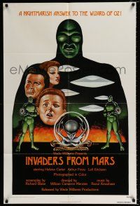 2x345 INVADERS FROM MARS 1sh R76 a nightmarish answer to The Wizard of Oz, cool Theakston art!