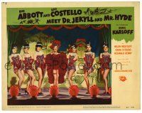 2x026 ABBOTT & COSTELLO MEET DR. JEKYLL & MR. HYDE LC #5 '53 Westcott & sexy chorus girls on stage!