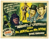 2x023 ABBOTT & COSTELLO MEET DR. JEKYLL & MR. HYDE TC '53 Bud & Lou meet monster Boris Karloff!