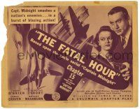 2x054 CAPTAIN MIDNIGHT chapter 15 TC '42 Dave O'Brien, Columbia serial, The Fatal Hour!