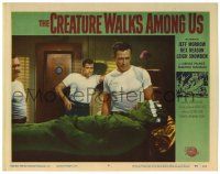 2x064 CREATURE WALKS AMONG US LC #8 '56 Jeff Morrow & Rex Reason monitor monster's brain activity!