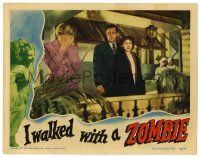 2x085 I WALKED WITH A ZOMBIE LC '43 Lewton & Tourneur, Tom Conway & crying Frances Dee