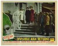 2x098 INVISIBLE MAN RETURNS LC #6 R48 Grey, Kellaway & more w/ transparent Vincent Price by hospital