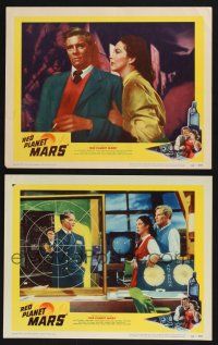 2x213 RED PLANET MARS 2 LCs '52 Peter Graves & sexy Andrea King save the world from fake aliens!