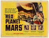 2x146 RED PLANET MARS TC '52 Peter Graves & sexy Andrea King save the world from fake aliens!