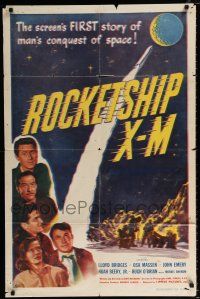 2x421 ROCKETSHIP X-M 1sh '50 Lloyd Bridges in the screen's FIRST story of man's conquest of space!
