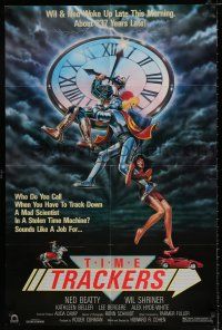 2x457 TIME TRACKERS 1sh '89 Roger Corman, Wil & Ned woke up late, about 837 years late!