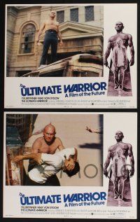 2x203 ULTIMATE WARRIOR 8 LCs '75 bald & barechested Yul Brynner, Max von Sydow, film of the future!