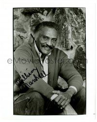 2y027 WILLIAM MARSHALL signed 8x10 REPRO still '80s the Blacula star not wearing any makeup!